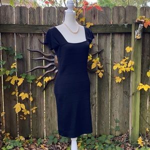 Maxi Studio Black bodycon cocktail dress